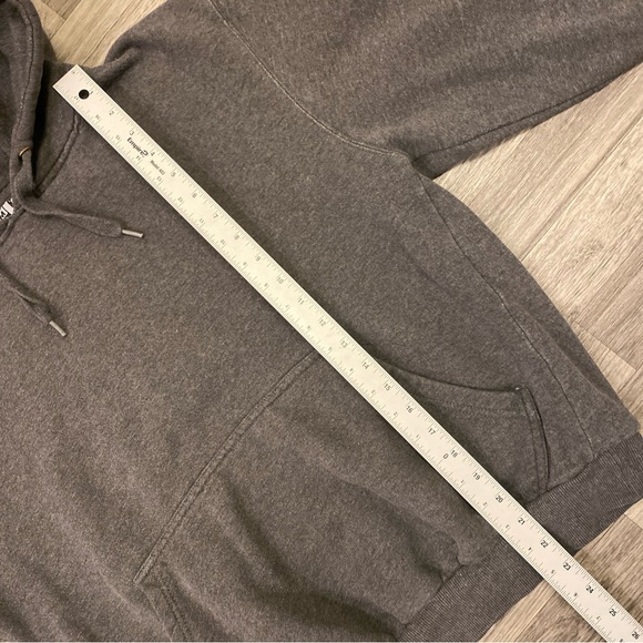 Pro Team Hoodie Pullover Gray M Measurement Good Condition - Picture 3 of 5
